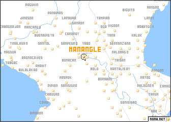 map of Manangle