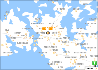 map of Månäng