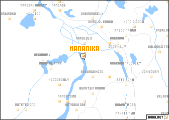 map of Mananika