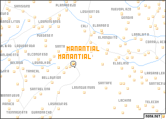 map of Manantial