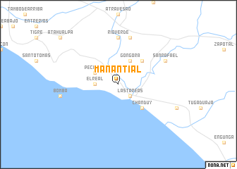 map of Manantial