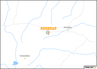 map of Manānūr