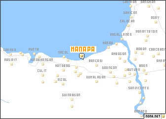 map of Manapa