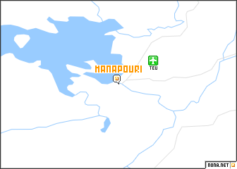 map of Manapouri