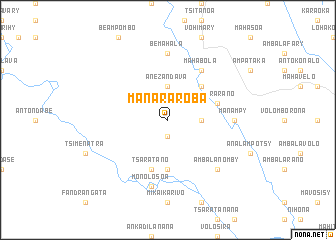 map of Manararoba