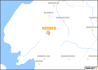 map of Manara