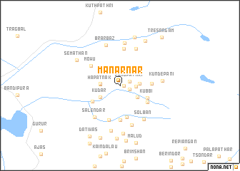 map of Mānarnār