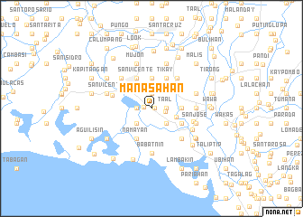 map of Manasahan