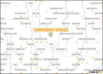 map of Manas-Bastanous