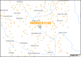 map of Mañascaycho