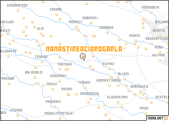 map of Mânăstirea Ciorogârla