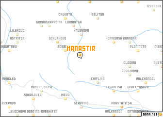 map of Manastir