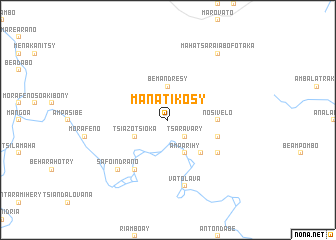 map of Manatikosy