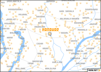 map of Manāwar