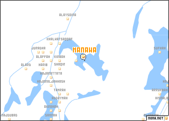 map of Manawā