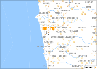 map of Manayon