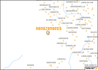 map of Manazanares