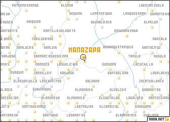 map of Manazapa