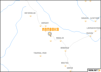 map of Manbaka