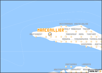 map of Mancenillier