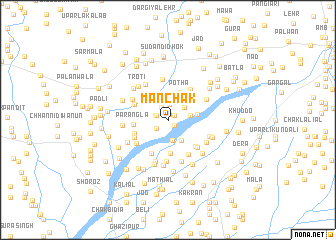 map of Mān Chak