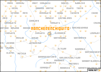 map of Mancherén Chiquito