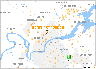 map of Manchester Park