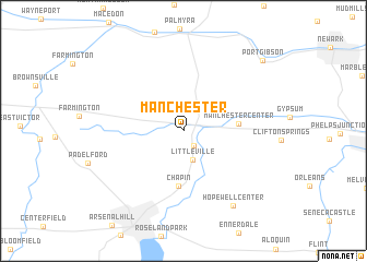 map of Manchester