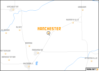 map of Manchester