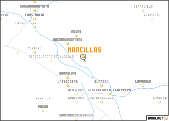 map of Mancillas