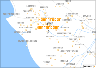 map of Manco Cápac