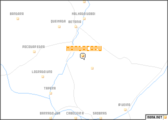 map of Mandacaru
