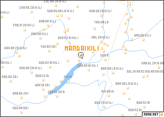 map of Mandai Kili