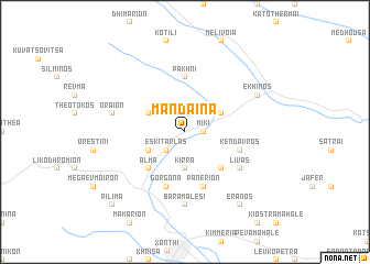 map of Mándaina