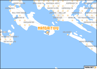 map of Mandaitivu