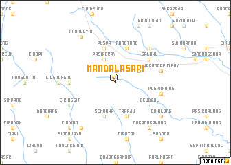 map of Mandalasari