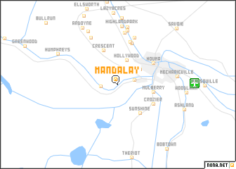 map of Mandalay