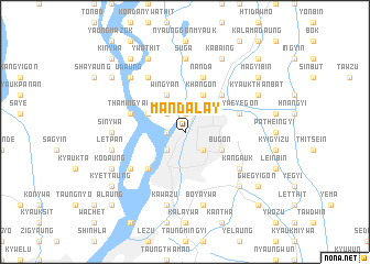 map of Mandalay