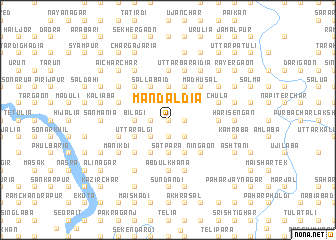 map of Mandaldia