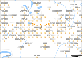 map of Mandalgāti