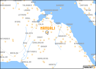 map of Mandali