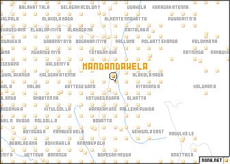 map of Mandandawela
