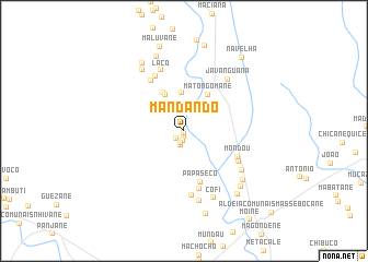 map of Mandando