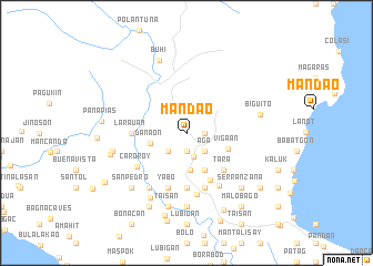 map of Mandao