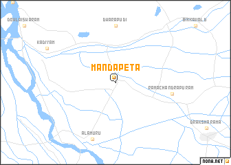 map of Mandapeta