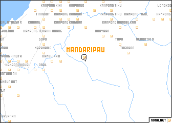 map of Mandaripau