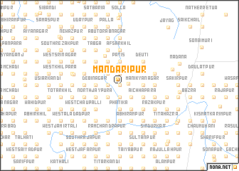 map of Māndāripur