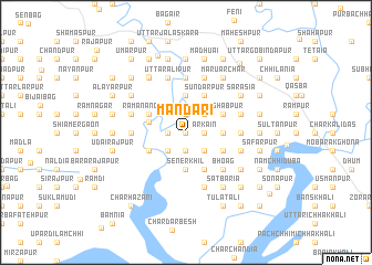 map of Māndāri