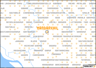 map of Māndārkhil
