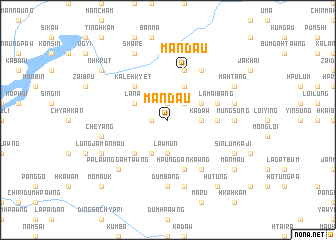 map of Mān Dau